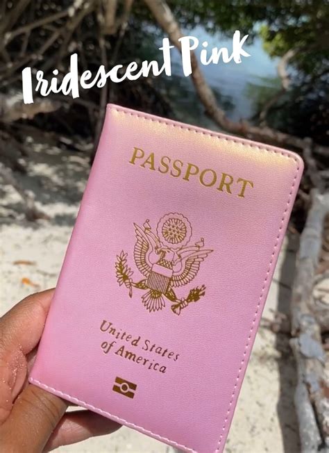 Pink Passport Cover Travel Passport Holder Pink | Etsy