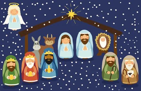 Nativity Scene Stock Vector Image by ©wetnose #35775905