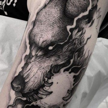 traditional fenrir tattoo Archives - TATTOOGOTO