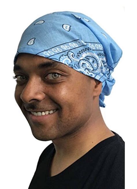 Bandana Scrub Hat Cap For Hospital Doctor Nurse Surgeon Blue | Etsy