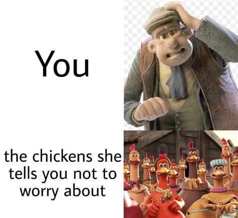 The amount of chicken run memes in the world is insultingly low : r/memes