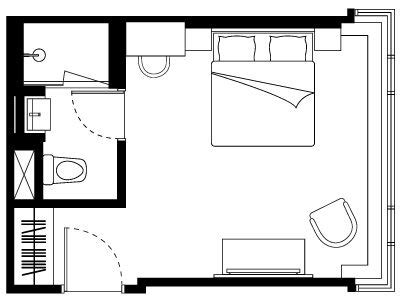 Hotel Room Floor Plan Dimensions | Floor Roma