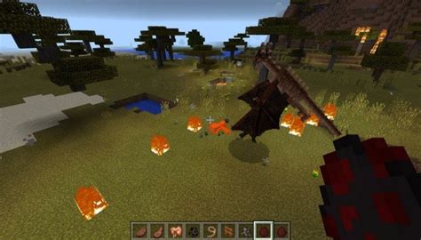 Tameable Dragons mod for Minecraft PE 1.0.5