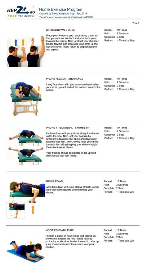 Scap Stability Shoulder Exercise