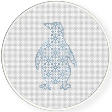 Penguin Pattern Cross Stitch Pattern – Daily Cross Stitch