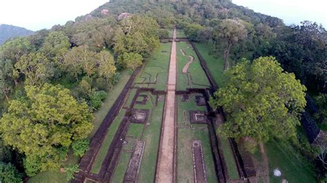 To the west of the Sigiriya rock one cannot miss the four symmetrically constructed ponds decked ...