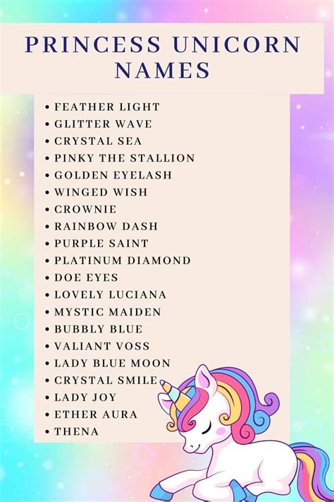 50+ Cute & Unique Unicorn Names for Girls & Boys - Kids n Clicks