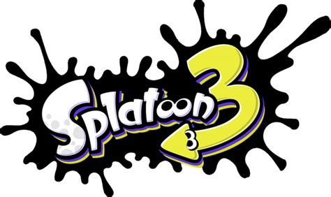 Here'S The Splatoon 3 Logo With A Transparent Background