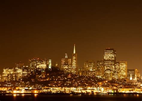 San Francisco night skyline from Alcatraz Island | It looks … | Flickr