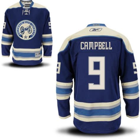 Gregory Campbell Columbus Blue Jackets Reebok Authentic Alternate ...