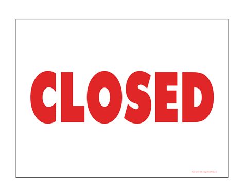 Buy our "Closed?" sign from Signs World Wide