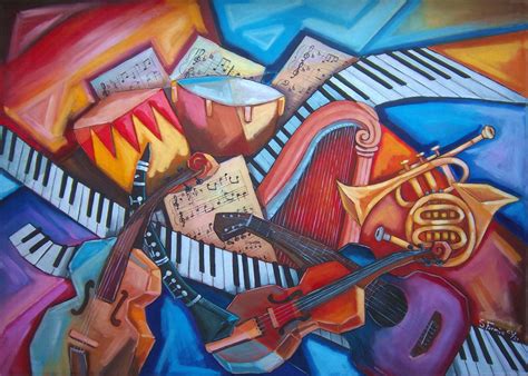 ArtStation - Music and colors - oil on canvas 100x70 cm.