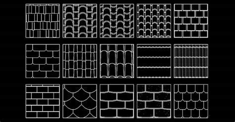 Autocad Asphalt Shingle Hatch Pattern