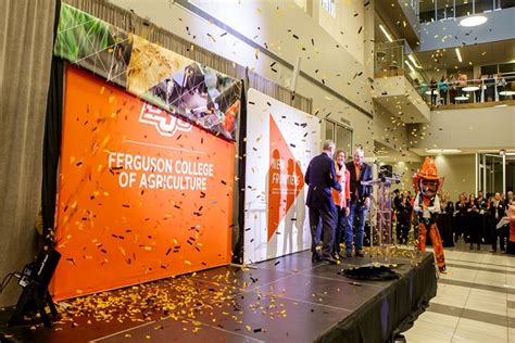 Oklahoma State University and alumni Kayleen and Larry Ferguson announce transformational gift ...