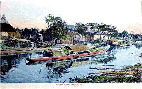 Tondo River, Manila circa 1910... - Pilipinas Retrostalgia