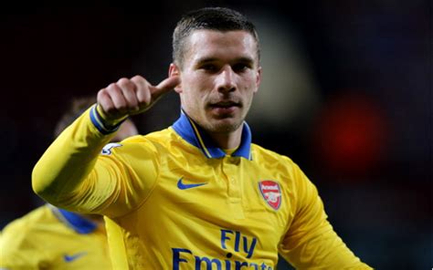 (Image) Arsenal Striker Lukas Podolski Makes Emotional Return to Former Club FC Koln | CaughtOffside