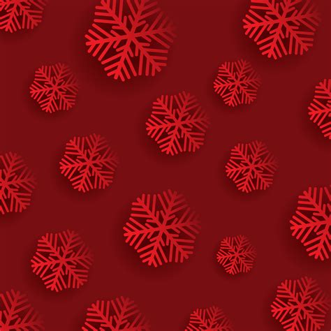 Christmas snowflakes on a red background 694529 Vector Art at Vecteezy