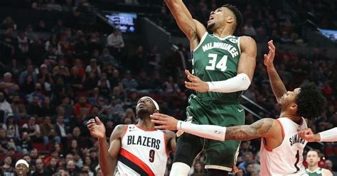 Bucks vs. Blazers Game Thread, Starting Lineup, TV Schedule & Injury ...