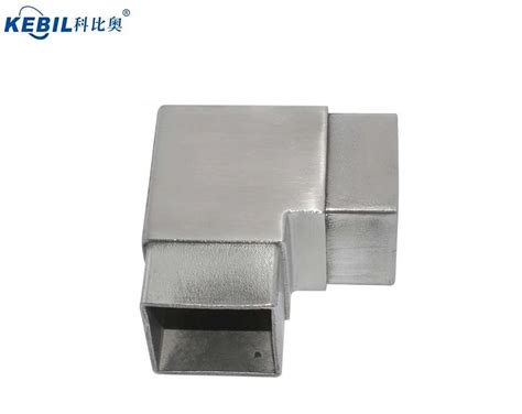 Stainless Steel 90 Degree 2-way Square Tube Connector