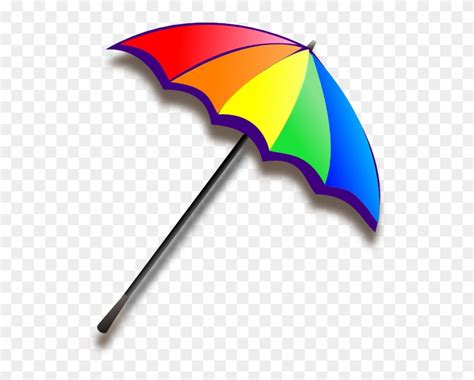 Colorful Umbrella Png - Sun Umbrella Clip Art, Transparent Png - 534x595(#535732) - PngFind