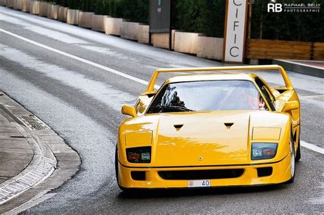 Yellow Ferrari F40 : r/carporn