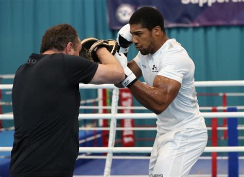 Photos: Anthony Joshua Training in Beast Mode For Povetkin - Boxing News