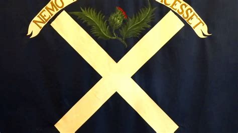 Jacobite Flag From The Battle of Culloden 1746 Scotland - YouTube