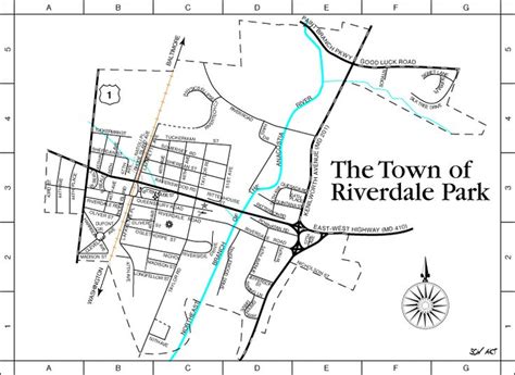 Map of Riverdale Park | Riverdale park, Riverdale, Map