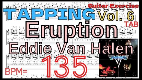 ERUPTION / VAN HALEN TAB TAPPING Exercise 【kisoren TAPPING Vol.6】 - YouTube