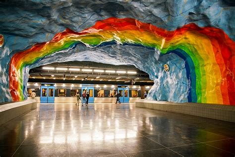 Subway Art in Stockholm: The World’s Longest Art Exhibit - Wander The Map