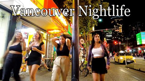 Vancouver Nightlife on Granville Strip : Bars, Pubs, Clubs, Party-goers ...