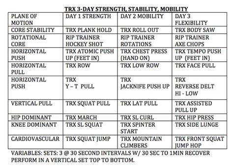 Trx Workout Programme | EOUA Blog