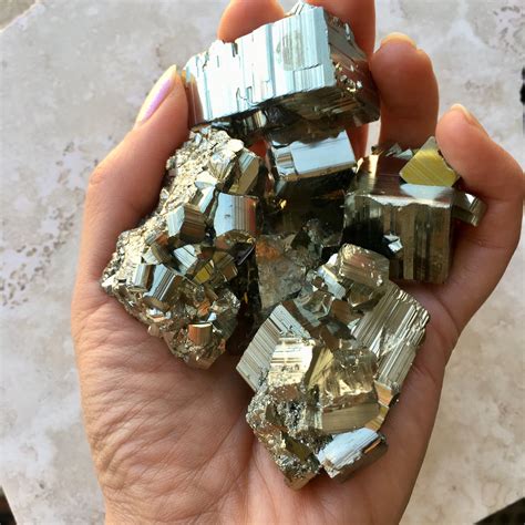 Small Pyrite Cube Cluster Raw Pyrite Crystal Meditation - Etsy UK