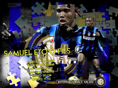 sport t shirts: Samuel Eto'o Inter Milan "Best Player"