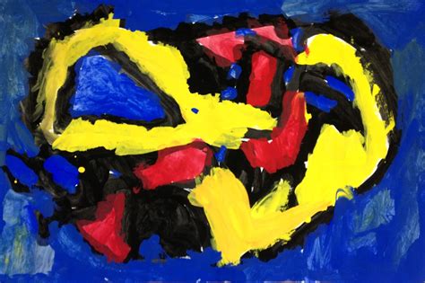 Art at Hosmer: Abstract Painting with Primary Colors