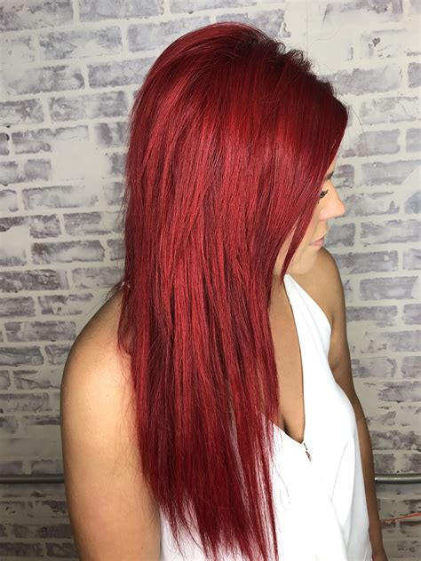 #rubyredhair #redhairrocks #hairextensions | Red hair, Ruby red hair, Red hair color