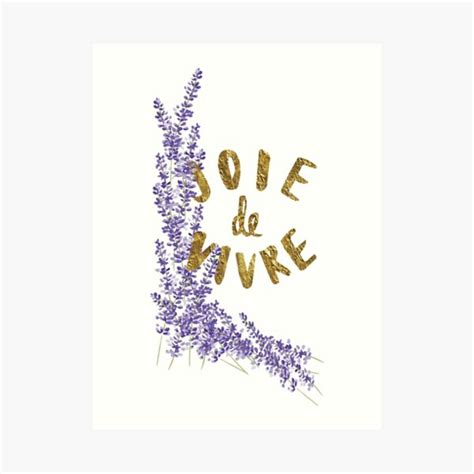 Joie De Vivre Wall Art | Redbubble