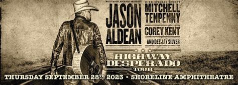 Jason Aldean: Highway Desperado Tour with Mitchell Tenpenny, Corey Kent & Dee Jay Silver Tickets ...