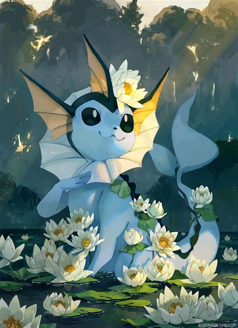 Vaporeon by bluekomadori on DeviantArt