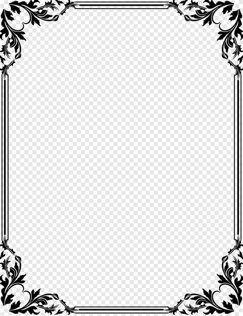 Wedding invitation Borders and Frames, white frame, border, white png | PNGEgg