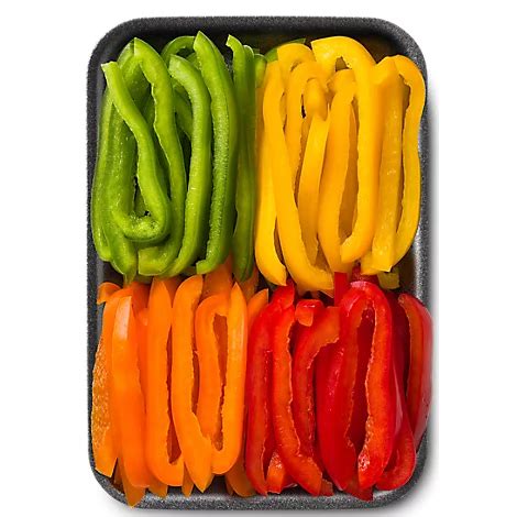 Fresh Cut Sliced Bell Peppers - 8 Oz - Carrs