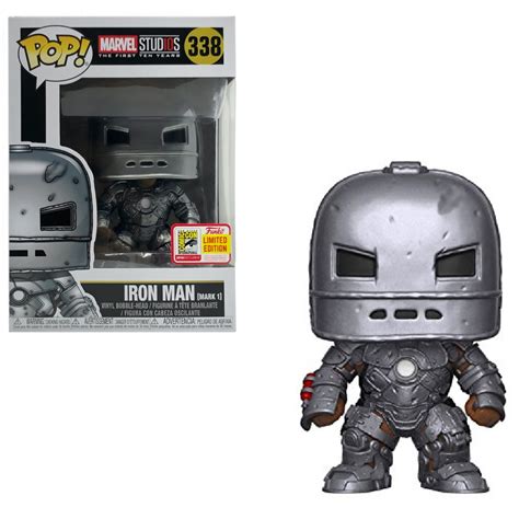 Funko Pop! Iron Man Mark 1 Marvel Studios Summer Exclusive SDCC #338 - Shop For Faves