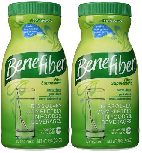 Benefiber Fiber Supplement - 730g 190 Servings (Pack of 2) - Walmart.com