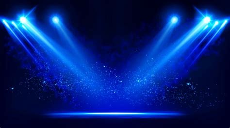 Dark Blue Stage Lighting