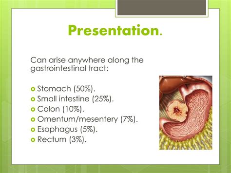 PPT - GISTs- Gastrointestinal Stromal Tumor PowerPoint Presentation ...