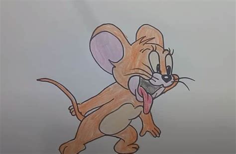 How to Draw Jerry from Tom and Jerry Step by step - Entertainment for All