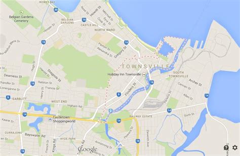 Map of Townsville