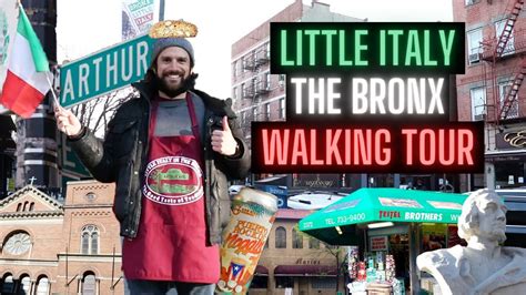 Tour of NYC's "Real Little Italy" in the Bronx - YouTube