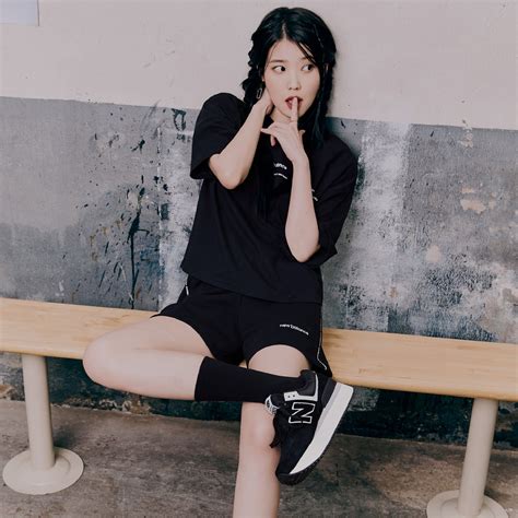 IU for New Balance 574+ Shoes | kpopping