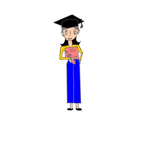 Graduate female | Free SVG